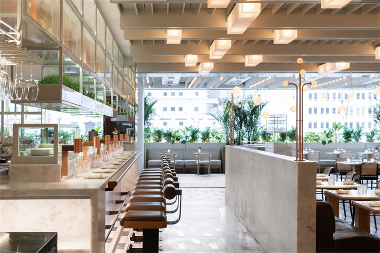 酒吧餐廳空間設（shè）計效果圖