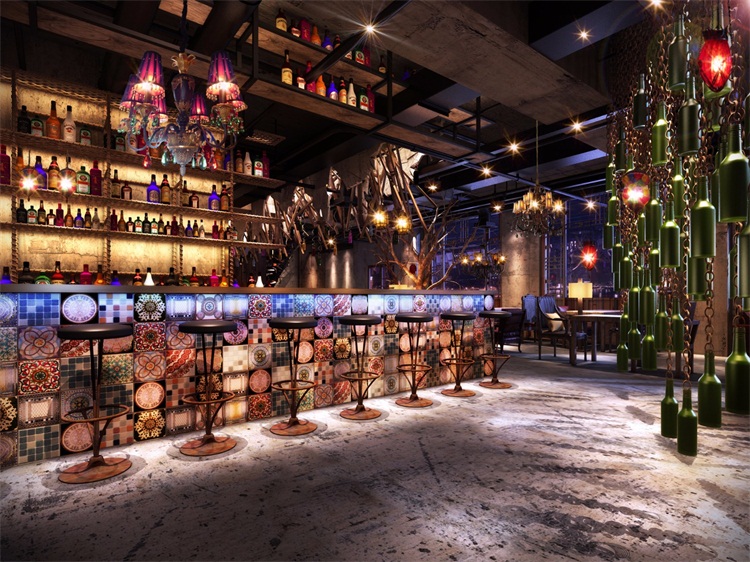 酒咖空間設計效果圖(tú)