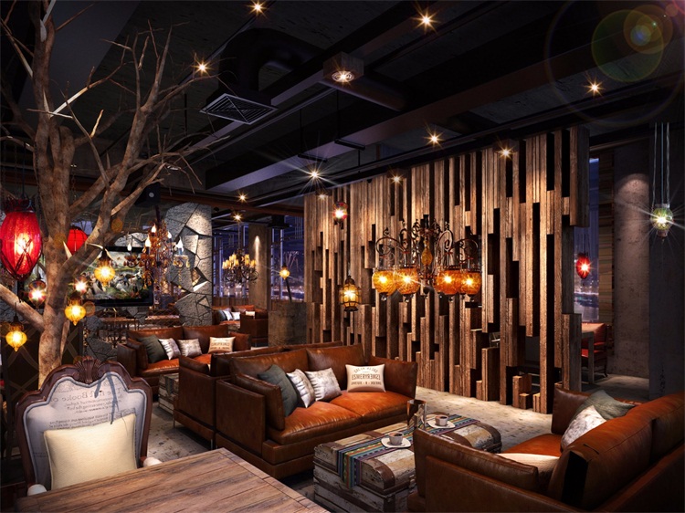 酒咖空間設計效果圖(tú)